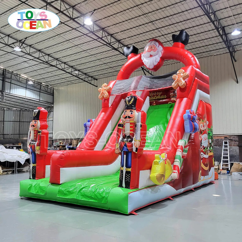 Kids Outdoor Inflatable - Scivolo Gonfiabile Natalizio Personalizzato per Esterni,