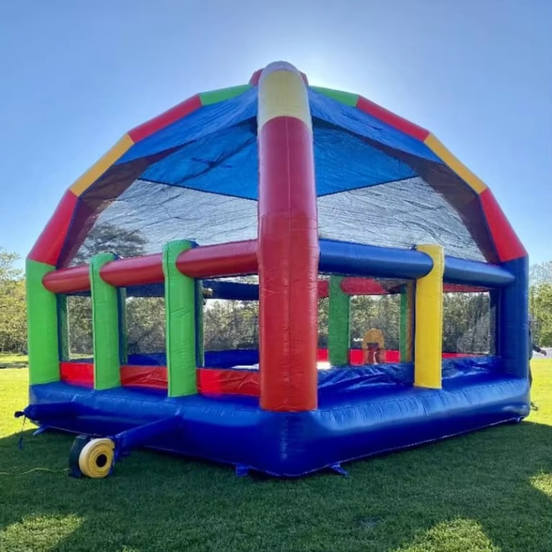 Kids Outdoor Inflatable - Grande Castello Gonfiabile per Saltare, Casa