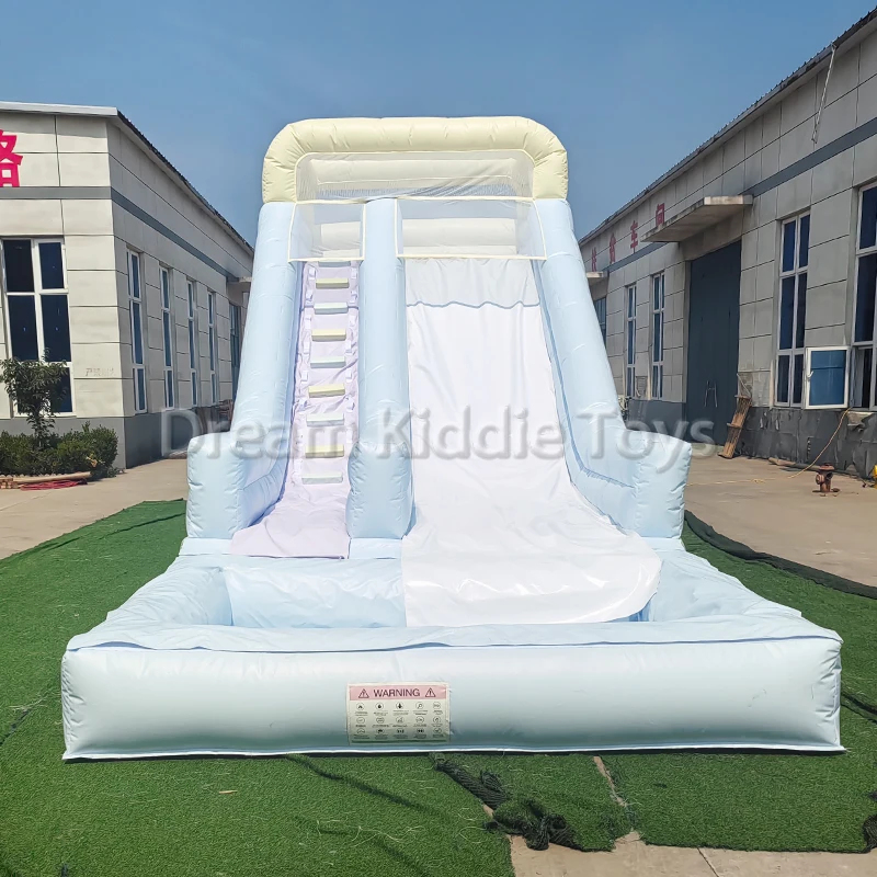 Kids Outdoor Inflatable - Scivolo acquatico gonfiabile commerciale con piscina,