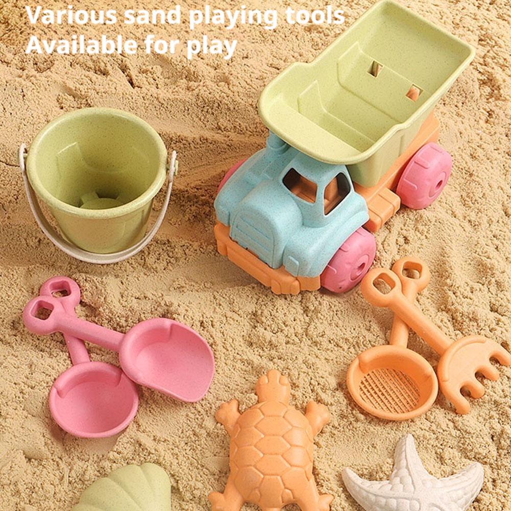 Kids Outdoor Mud Kitchen - Set di 7 Giocattoli da Spiaggia