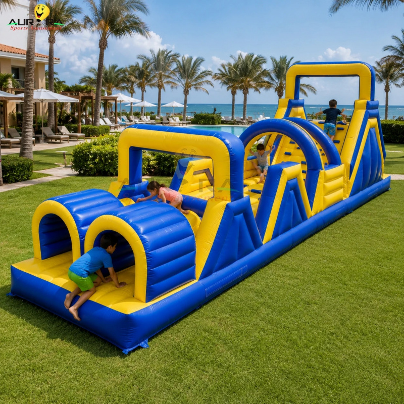 Kids Outdoor Inflatable - Nuovo Stile Percorso a Ostacoli Gonfiabile