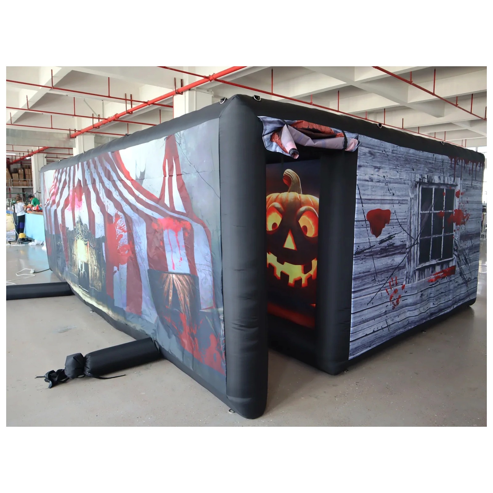 Kids Outdoor Inflatable - Labirinto Gonfiabile 4X6m 13X20ft Circo Infestato
