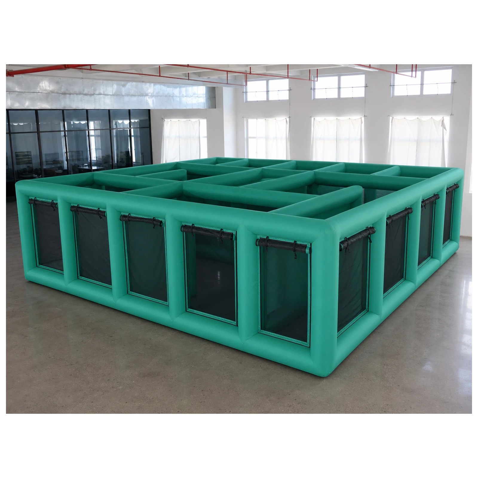 Kids Outdoor Inflatable - Labirinto Gonfiabile 7X7m 23X23ft Pannello in
