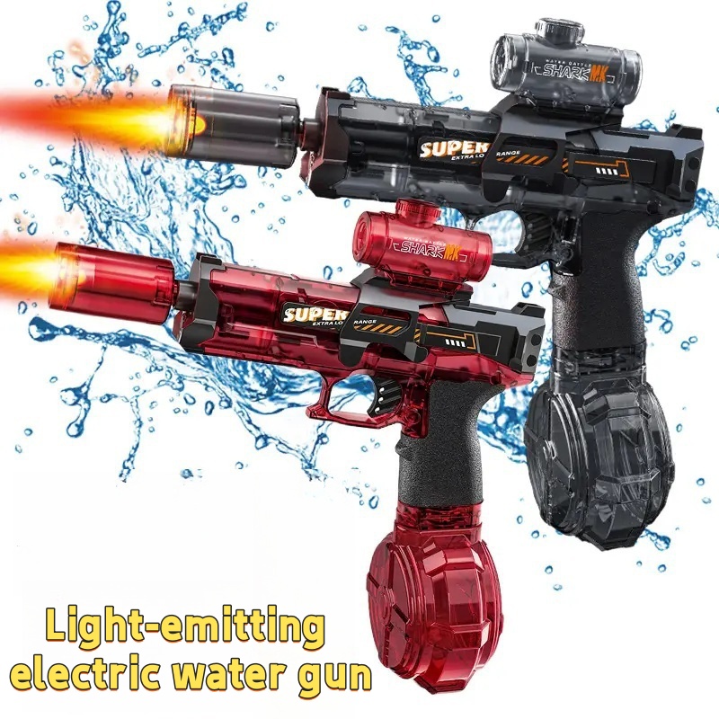 Kids Outdoor Water Play - Pistola ad Acqua Elettrica con Luci