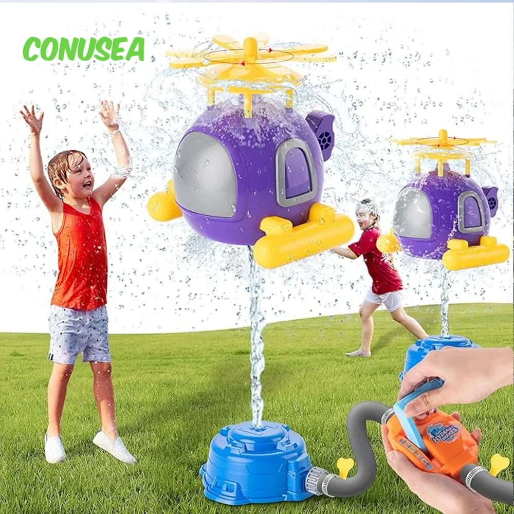 Kids Outdoor Yard Tools - Elicottero Sprinkler Acqua Giocattolo Bambini Giochi