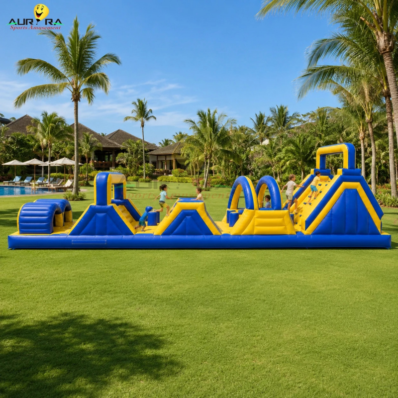 Nuovo Stile Percorso a Ostacol - Kids Outdoor Inflatable recensione e prezzo
