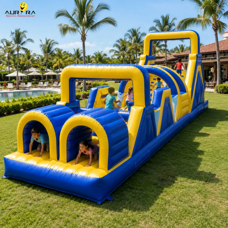 Nuovo Stile Percorso a Ostacol - Kids Outdoor Inflatable recensione e prezzo