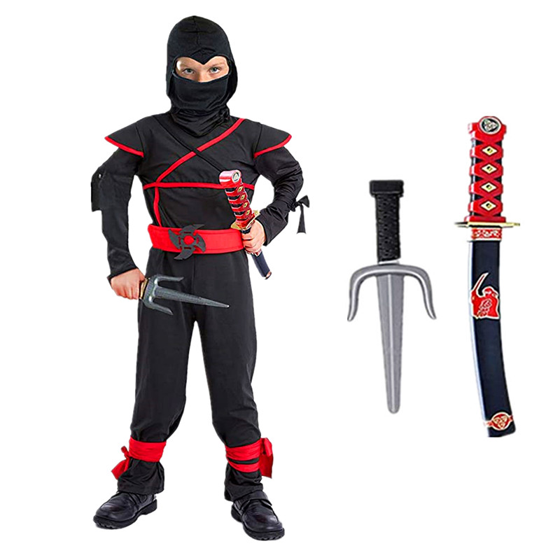 Costume da ninja nero Ragazzo  - Kids Outdoor Ninja Warrior Course recensione e prezzo