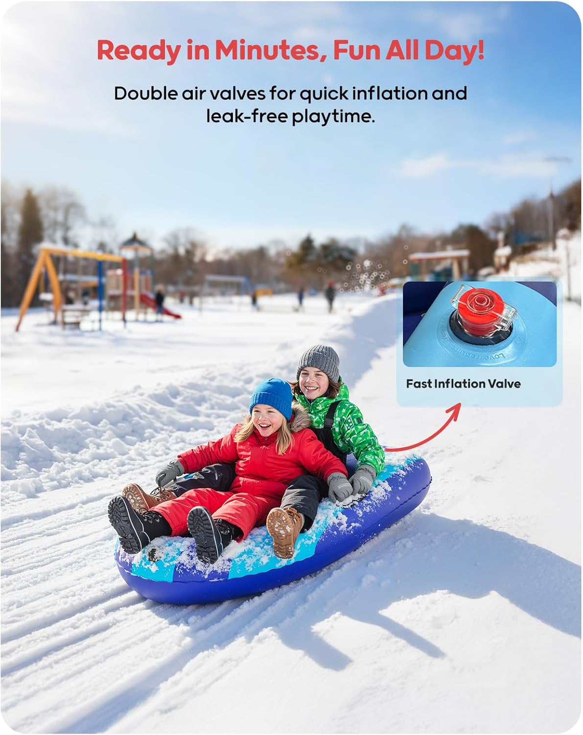 Slitta Gonfiabile in PVC QPAU  - Kids Outdoor Inflatable recensione e prezzo