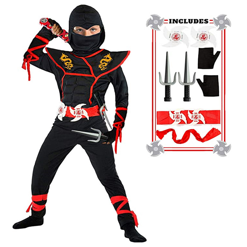 Costume da Ninja Ragazzo Costu - Kids Outdoor Ninja Warrior Course recensione e prezzo