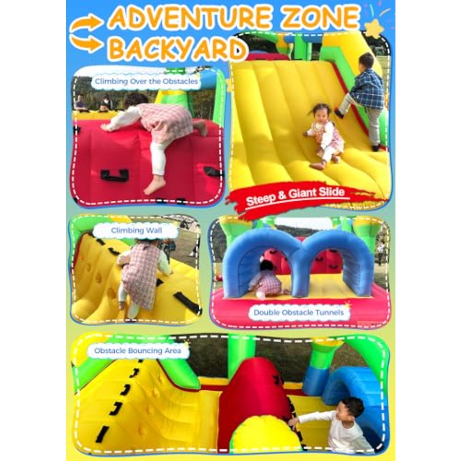 Percorso a ostacoli gonfiabile - Kids Outdoor Inflatable recensione e prezzo