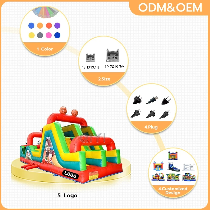 Grande Percorso a Ostacoli Gon - Kids Outdoor Inflatable recensione e prezzo