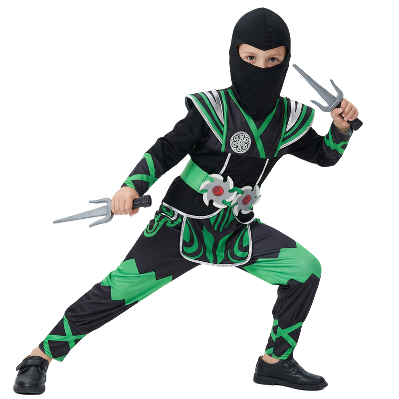 Costume da Ninja Verde per Bam - Kids Outdoor Ninja Warrior Course recensione e prezzo