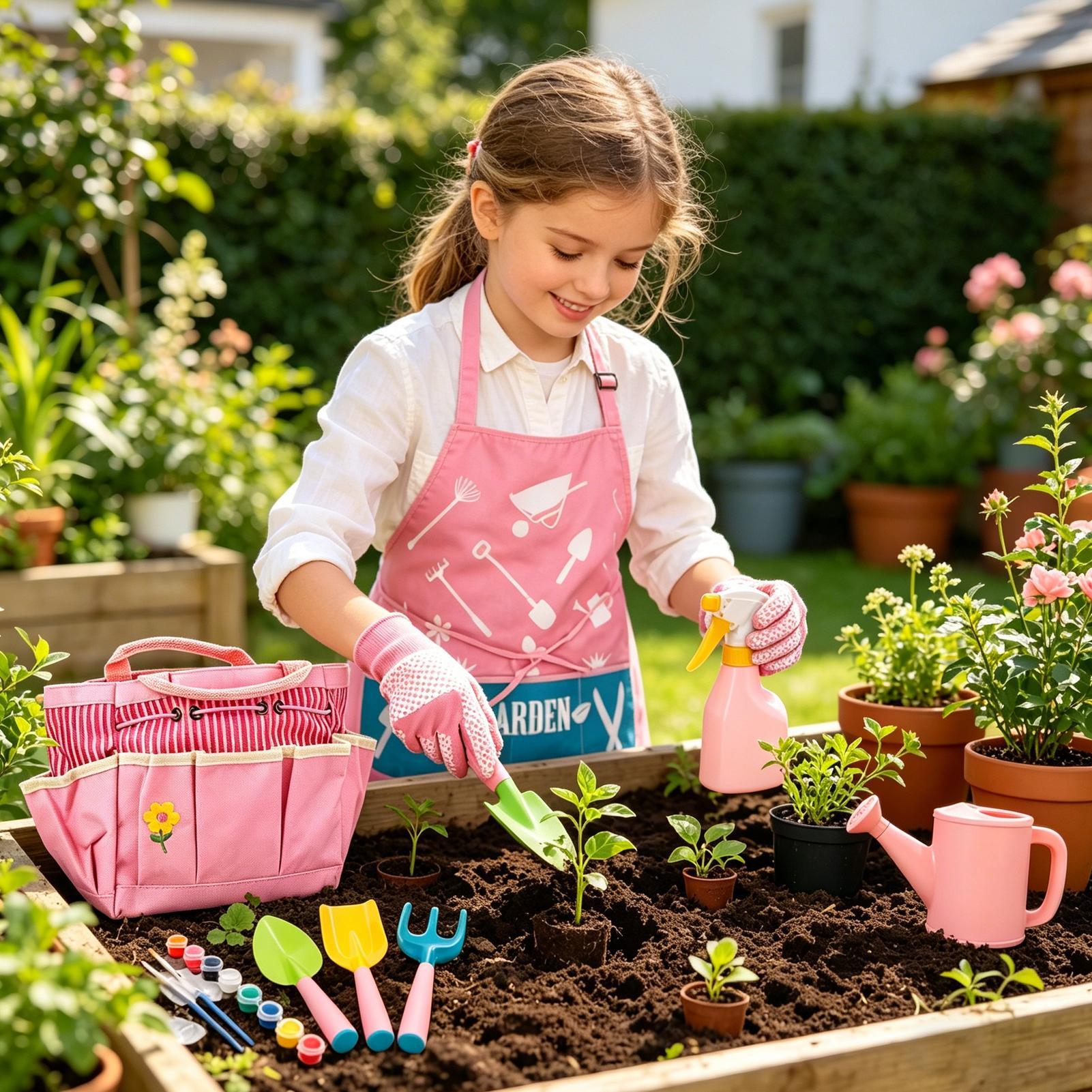 Kit da giardinaggio per bambin - Kids Outdoor Yard Tools recensione e prezzo