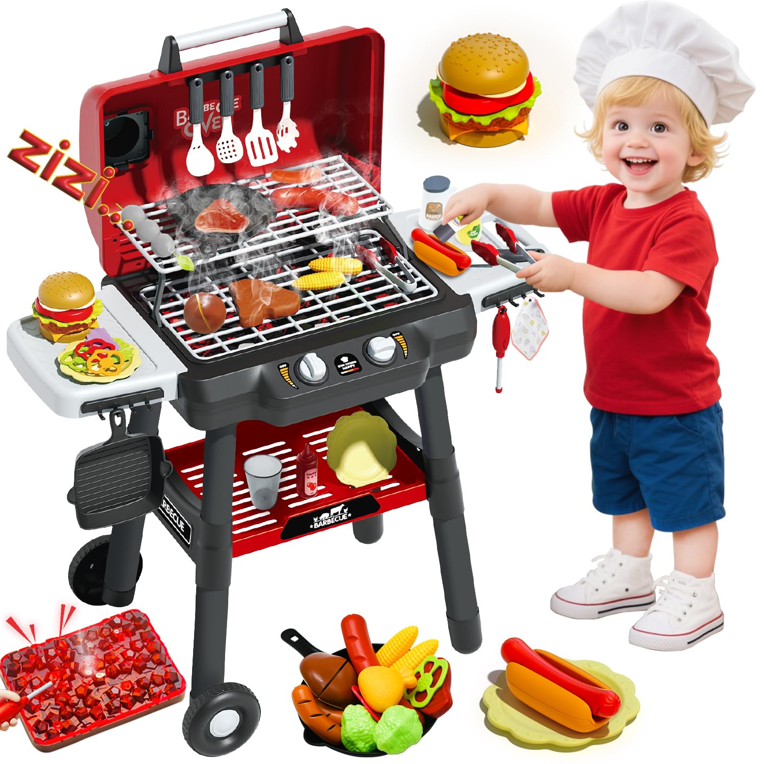 Griglia giocattolo per bambini - Kids Outdoor Bbq recensione e prezzo