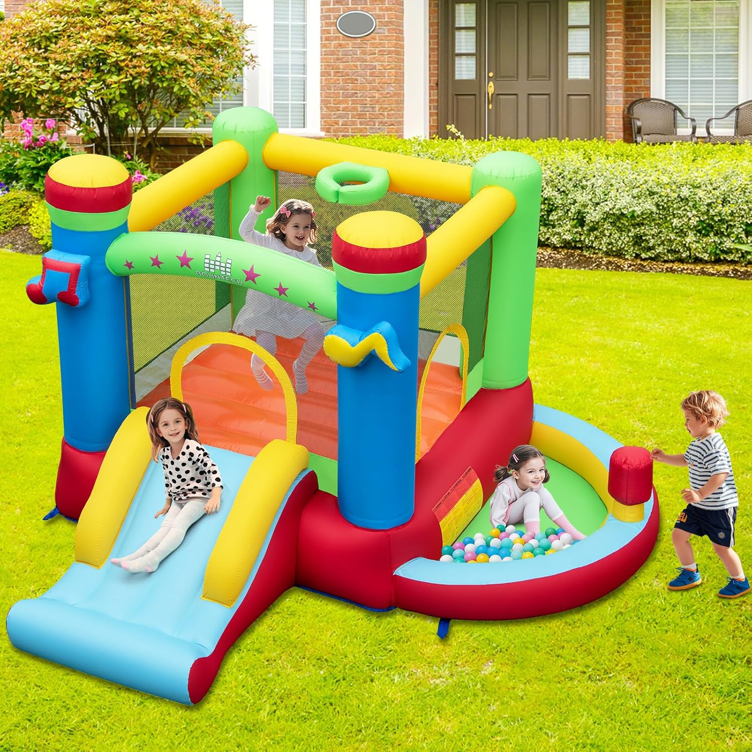 Casa Gonfiabile con Piscina di - Kids Outdoor Inflatable recensione e prezzo
