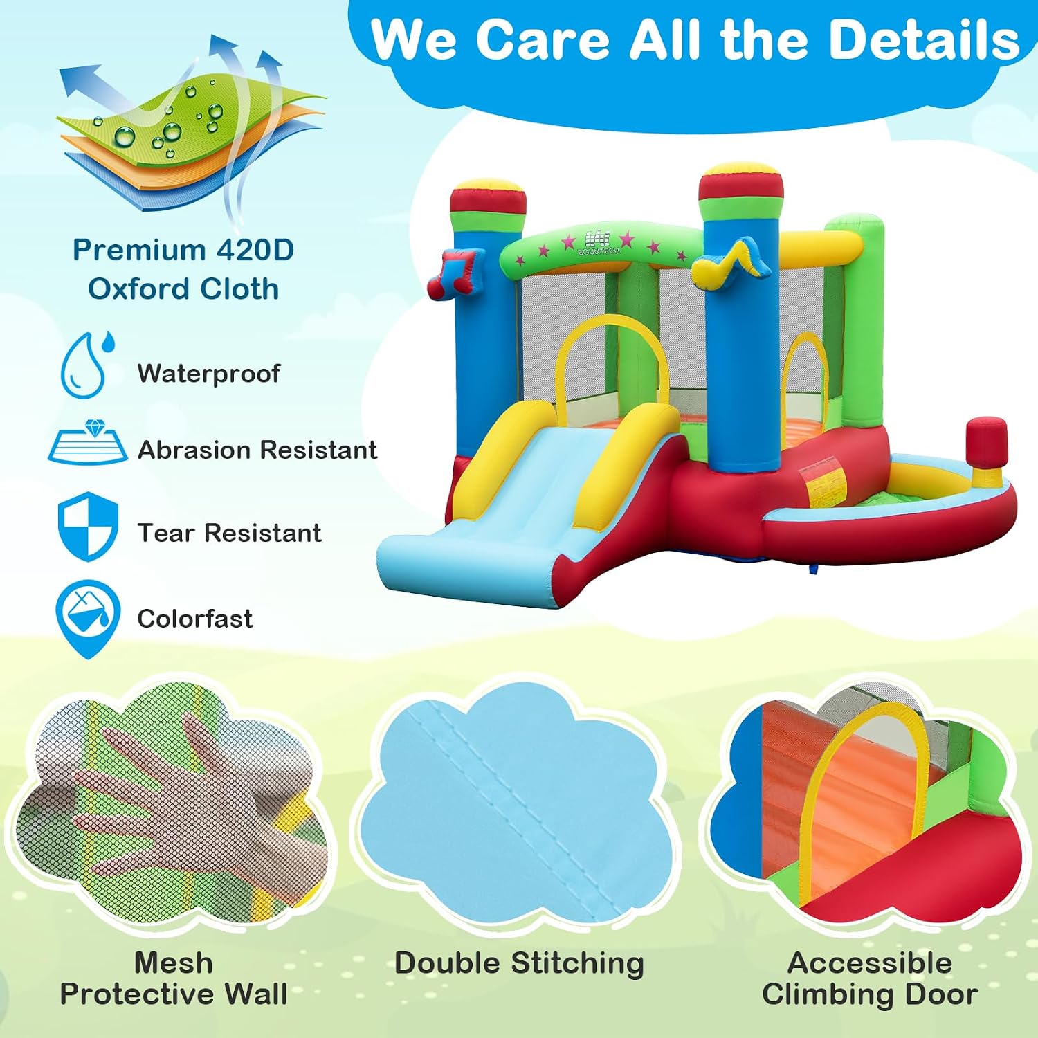 Casa Gonfiabile con Piscina di - Kids Outdoor Inflatable recensione e prezzo