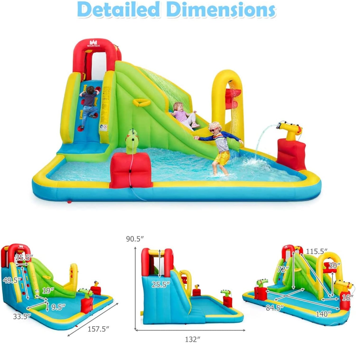 Mega Parco Acquatico Gonfiabil - Kids Outdoor Inflatable recensione e prezzo