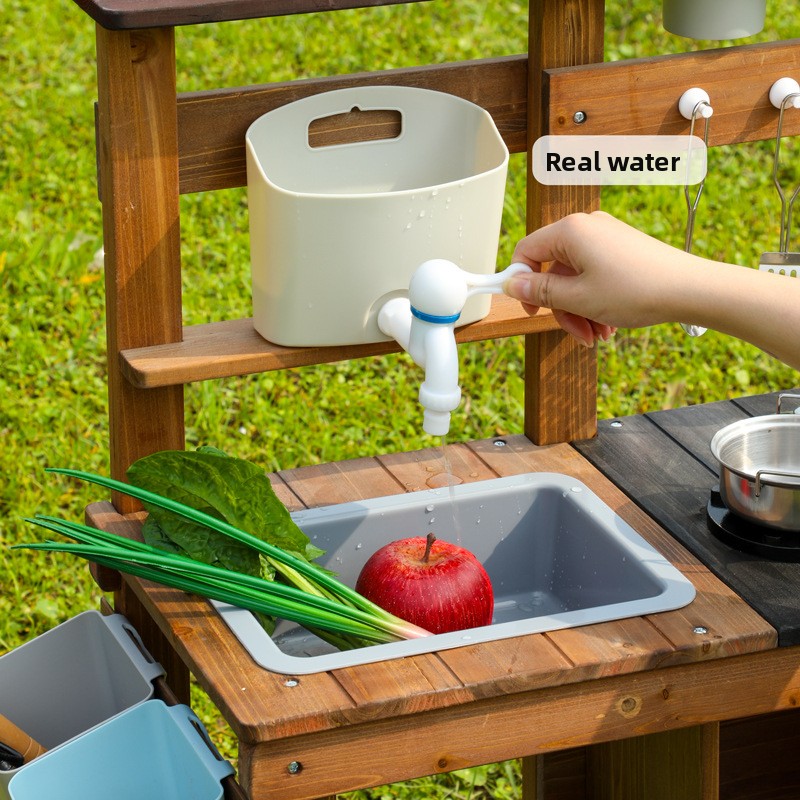 Cucina di Legno Montessori per - Kids Outdoor Mud Kitchen recensione e prezzo