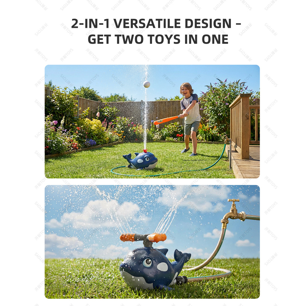 Spruzzatore a forma di balena  - Kids Outdoor Yard Tools recensione e prezzo