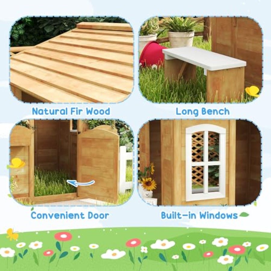 Casetta da gioco per esterni p - Kids Outdoor Nature Play recensione e prezzo